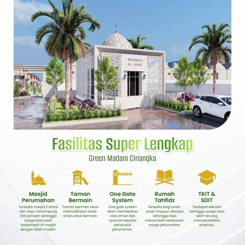 perumahan syariah depok green madani cinangka