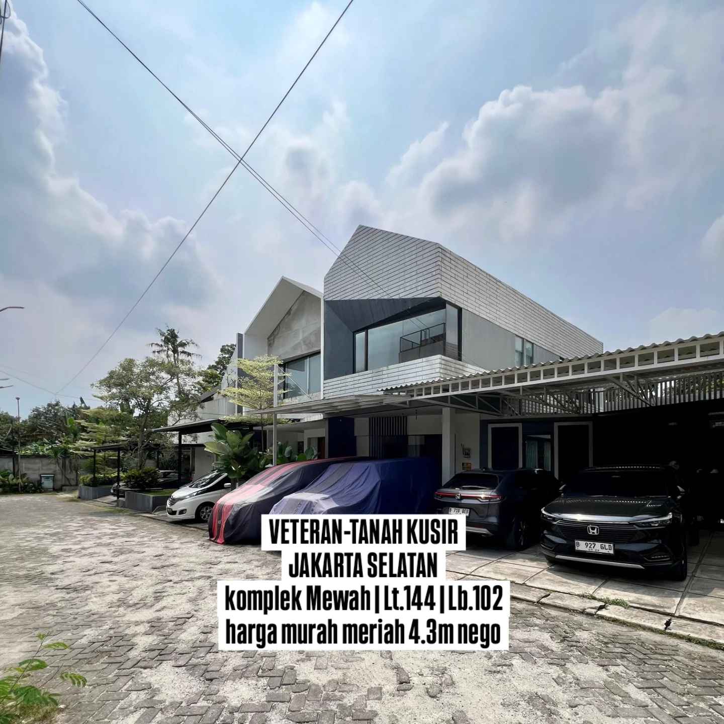 rare unit rumah luas asri di veteran jakarta selatan