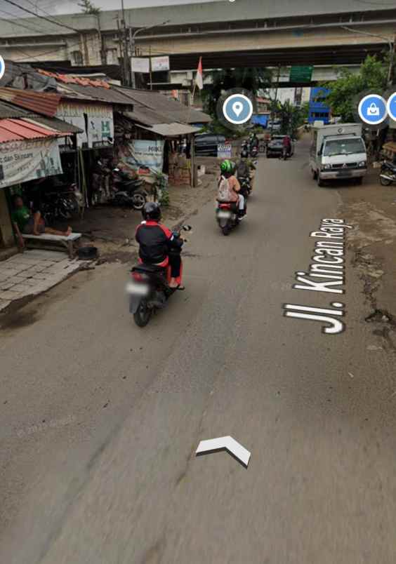 ruko gudang kantor jalan raya kincan