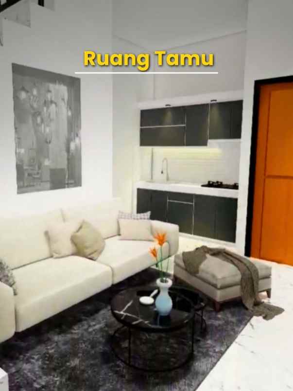 rumah 2 lantai american style harga terjangkau