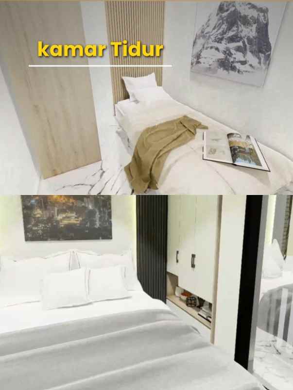 rumah 2 lantai american style harga terjangkau
