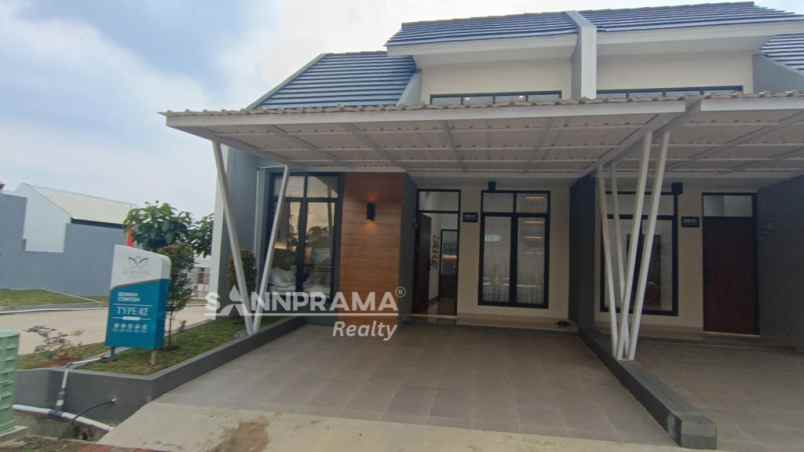 rumah baru nuasa villa dg view sejuk dan asri di bogor