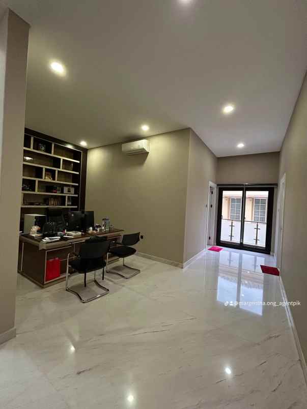 rumah bgm pik full furnish full marmer