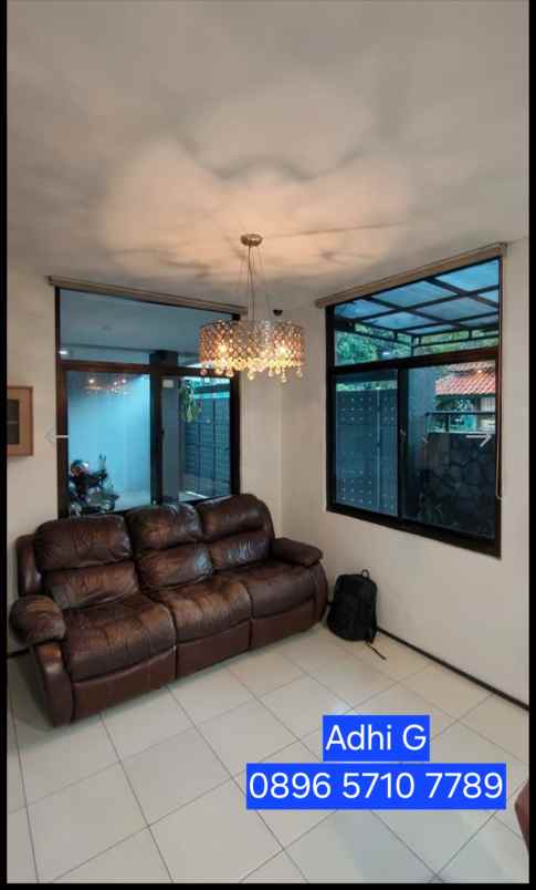 rumah cigadung semi furnished siap huni