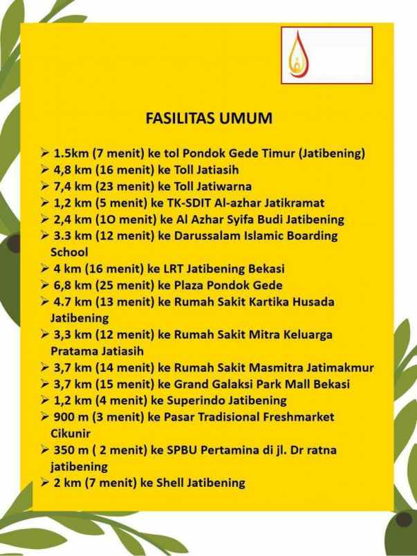 rumah cluster murah jatibening bekasi