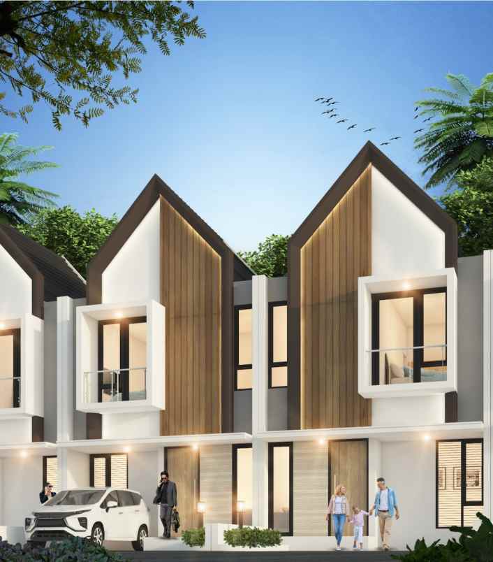 rumah cluster scandinavian dekat samsat depok