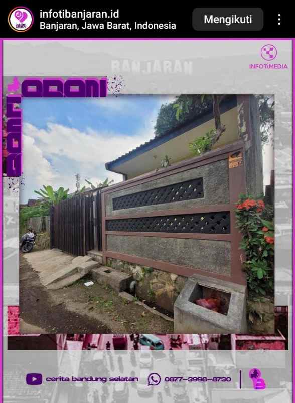 rumah dikontrakan bu hj entin