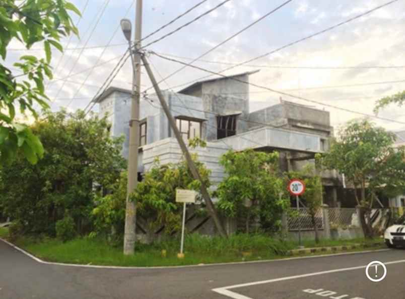 rumah hook hitung tanah di rungkut asri surabaya timur