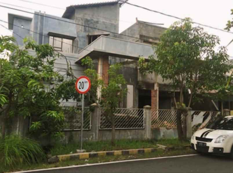 rumah hook hitung tanah di rungkut asri surabaya timur
