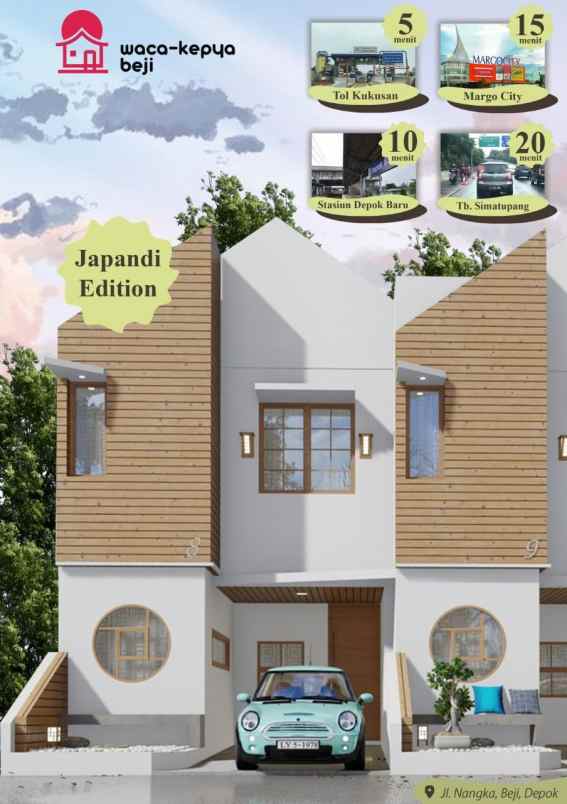 rumah jl h a asmawi beji kec