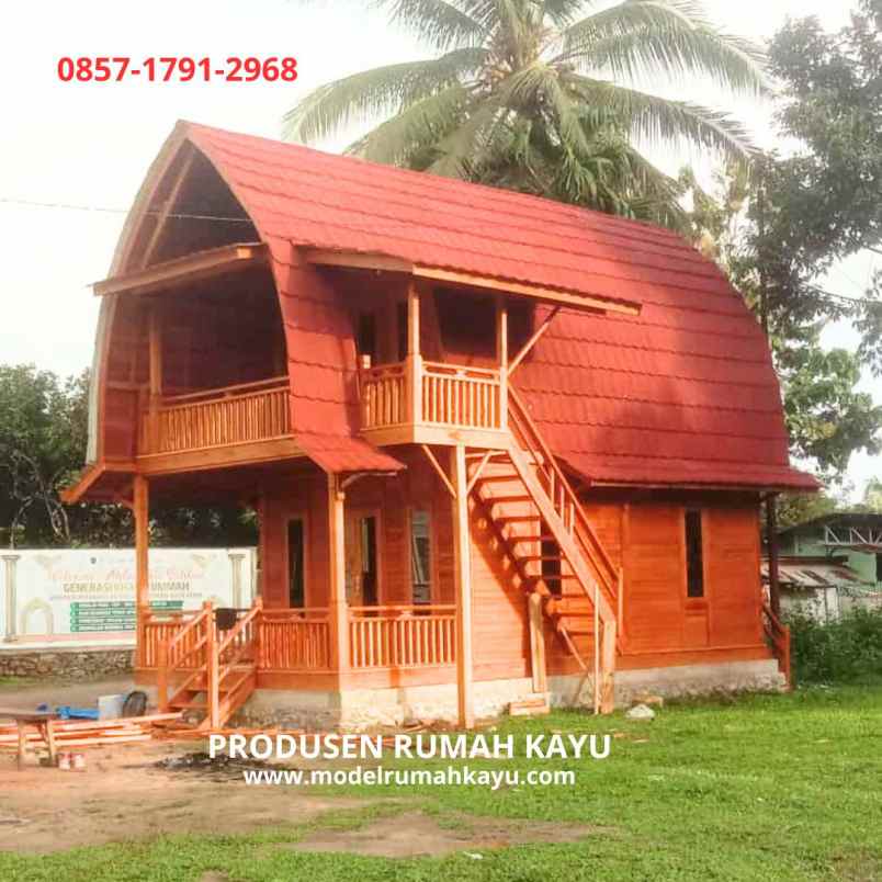 rumah lumbung 2 lantai 4x8 meter