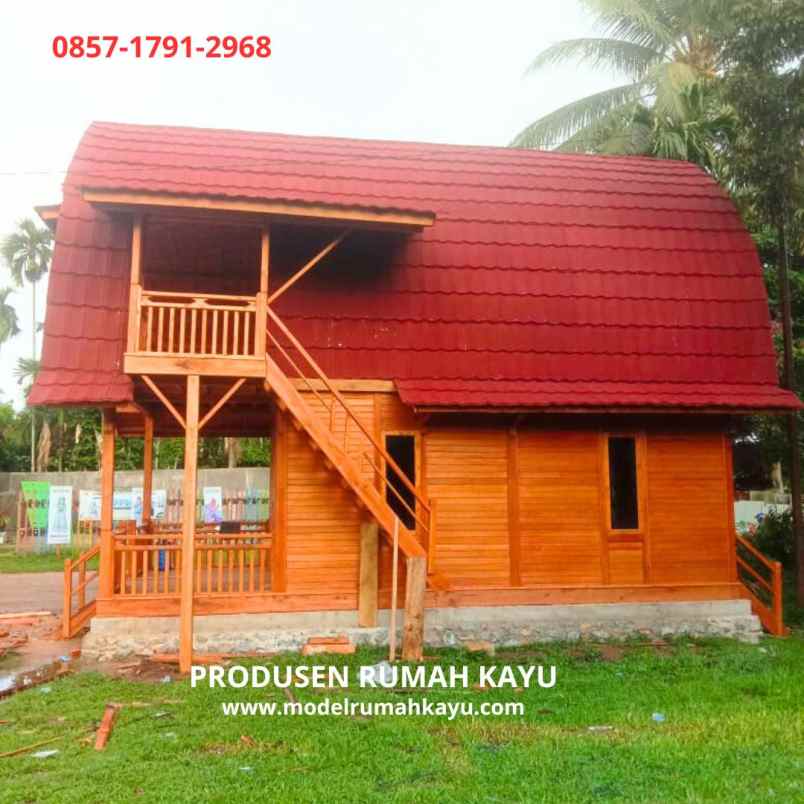 rumah lumbung 2 lantai 4x8 meter