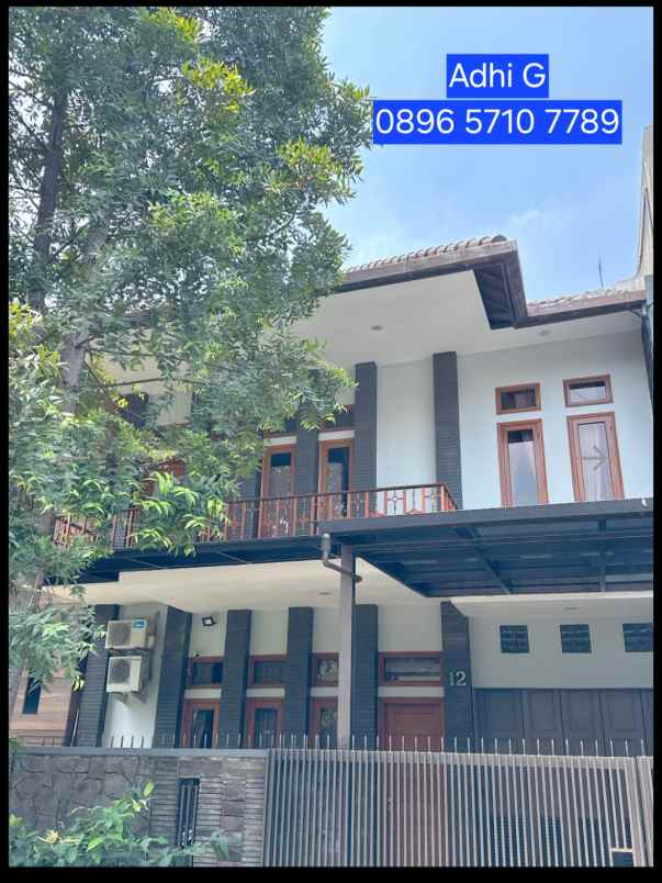 rumah mewah semi furnished di batununggal bandung
