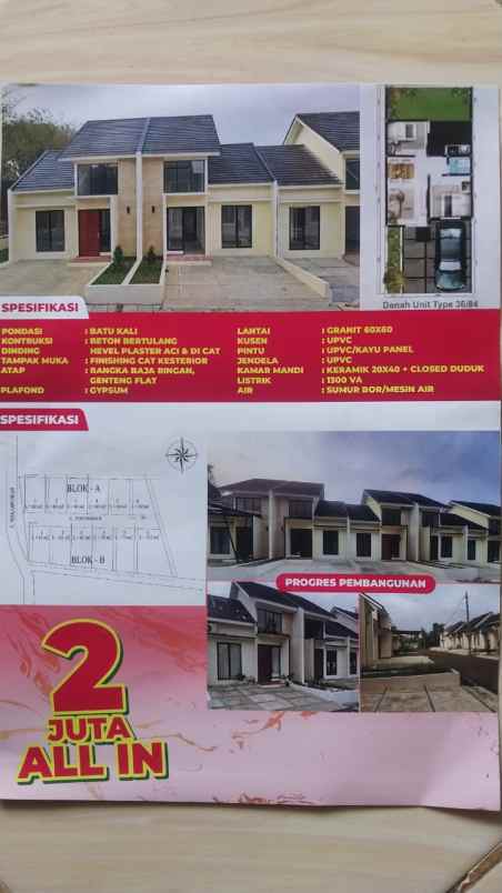 rumah mezzanine di citayam