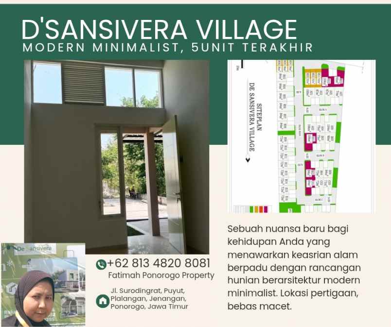 rumah minimalis harga ekonomis syariah di ponorogo
