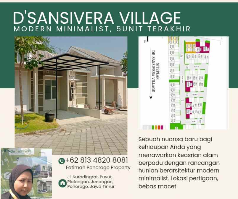 rumah minimalis harga ekonomis syariah di ponorogo