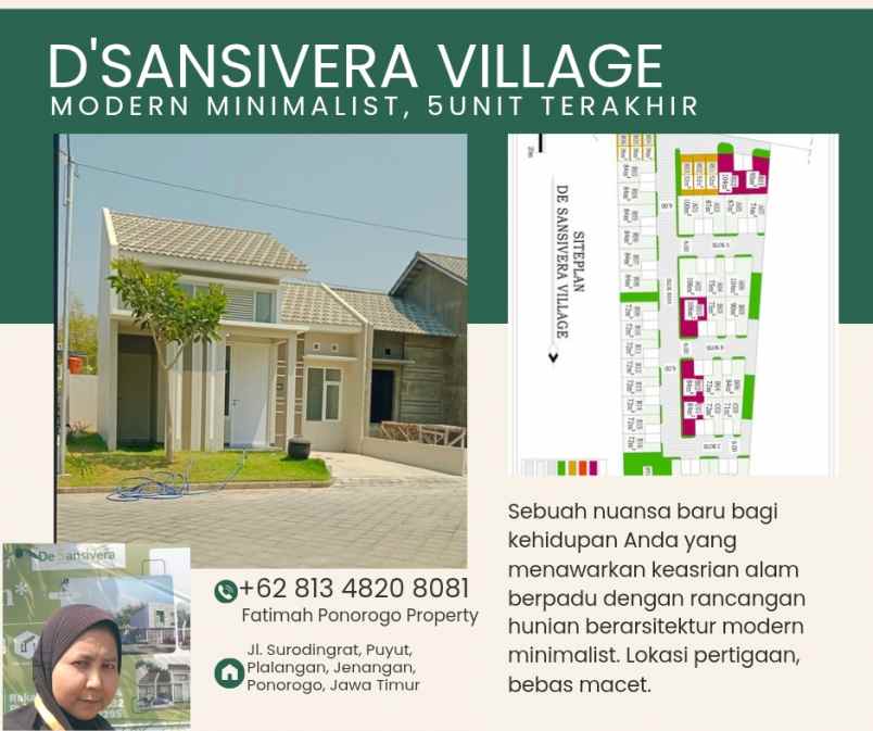 rumah minimalis harga ekonomis syariah di ponorogo