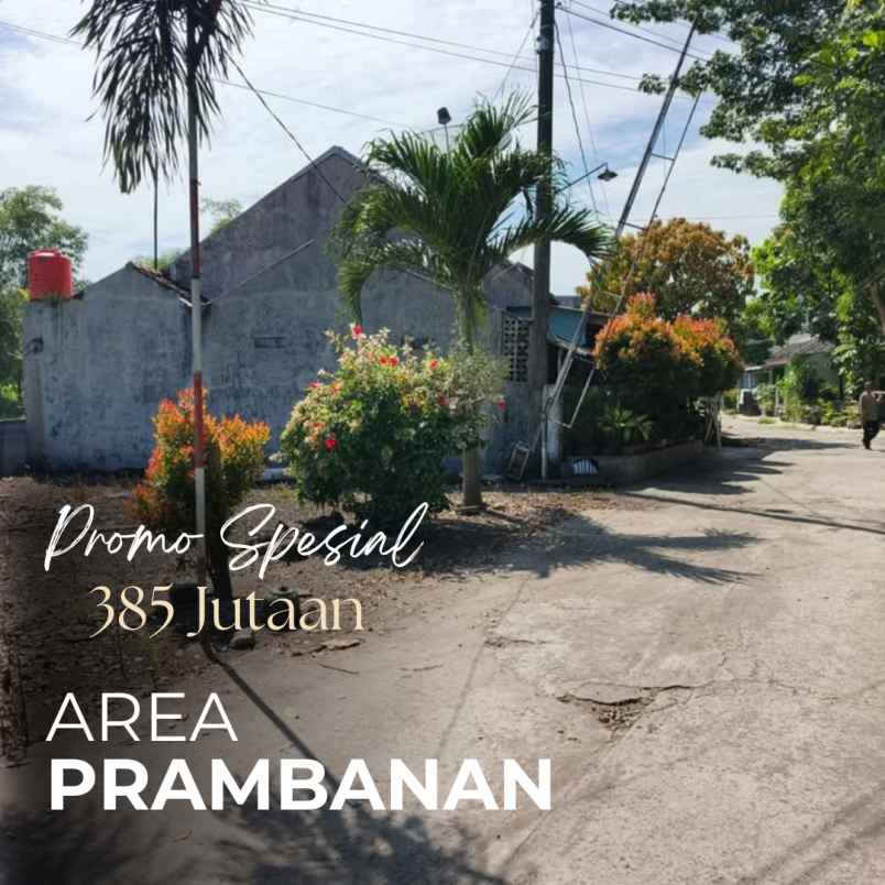 rumah murah prambanan 96m2 view sawah udara sejuk