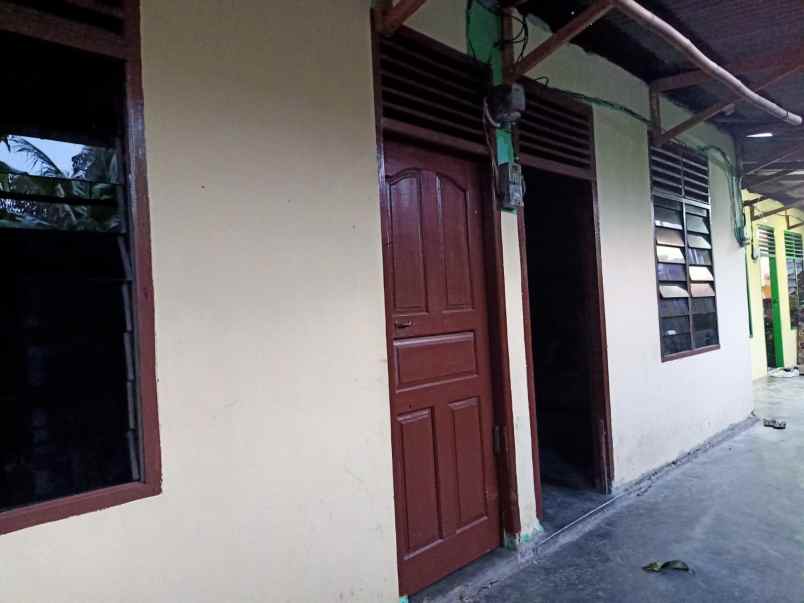 rumah petak 2 pintu dijual jl cipta karya panam