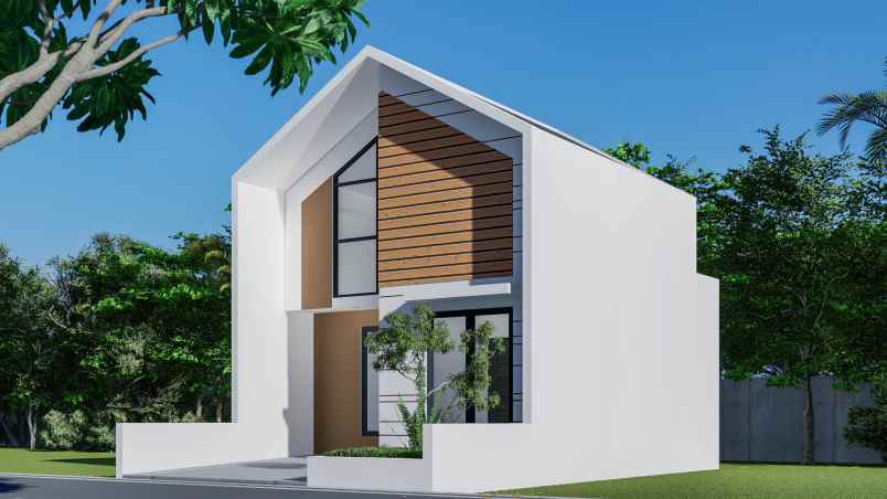rumah scandinavian bonus mezanine di depok