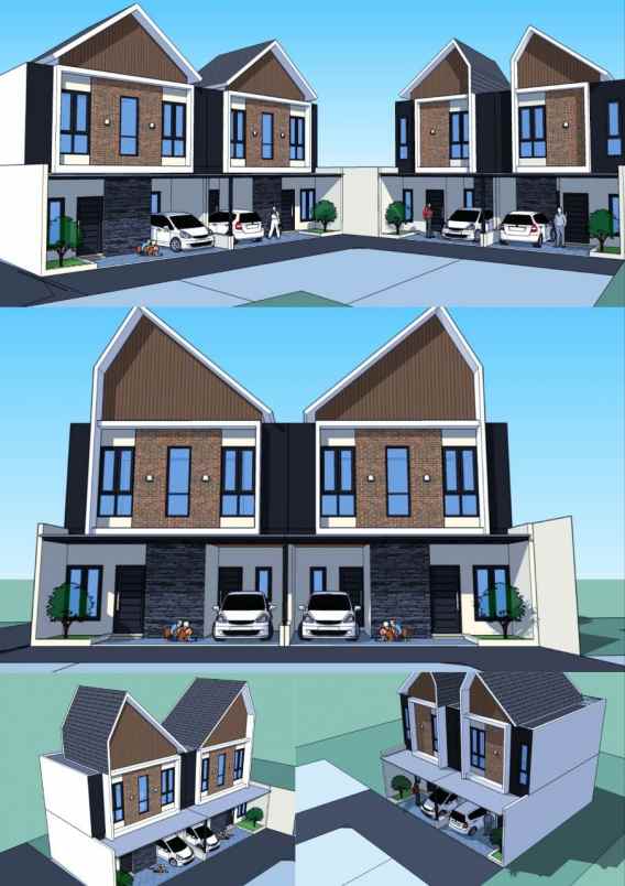 rumah skandinavian murah di lubang buaya jakarta timur