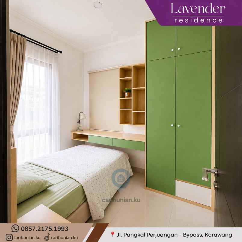 rumah tanpa dp full bata merah lavender residence 2