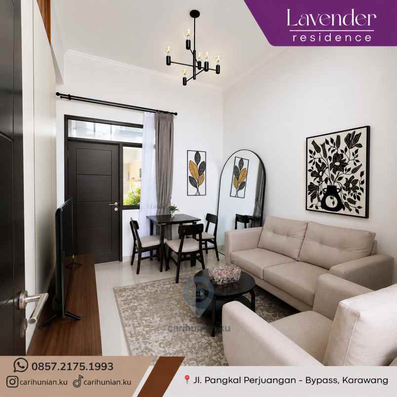 rumah tanpa dp full bata merah lavender residence 2