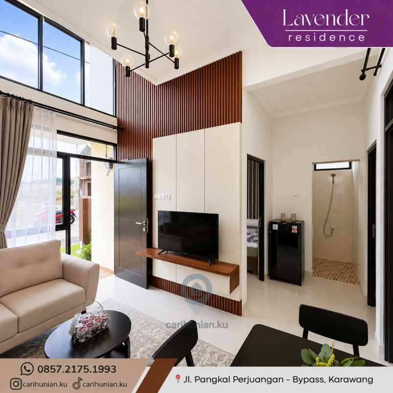 rumah tanpa dp full bata merah lavender residence 2