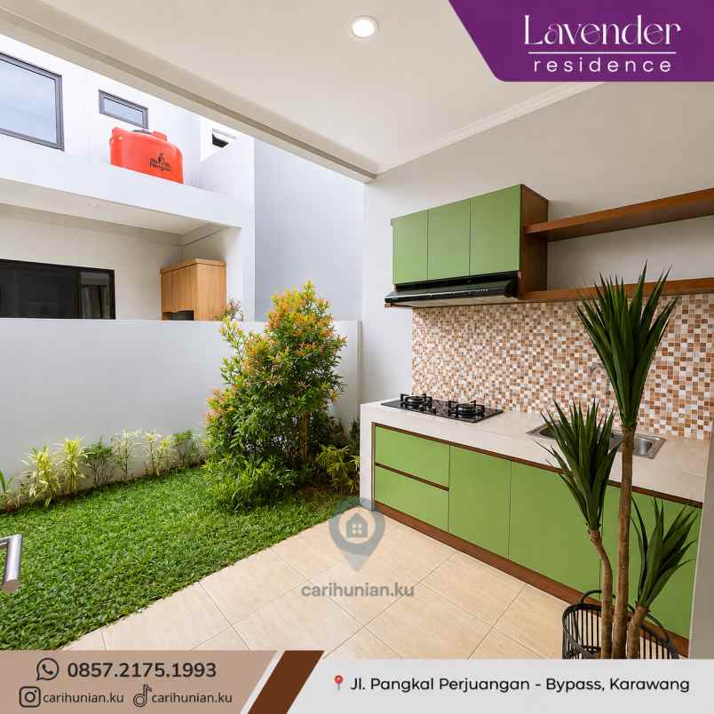 rumah tanpa dp full bata merah lavender residence 2
