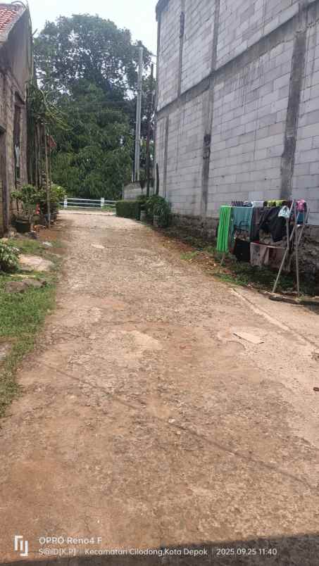 tanah 100 m2 siap bangun kalimulya depok