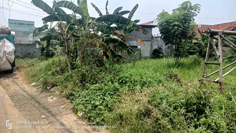 tanah 400 m2 sewa cocok untuk usaha di kalimulya depok