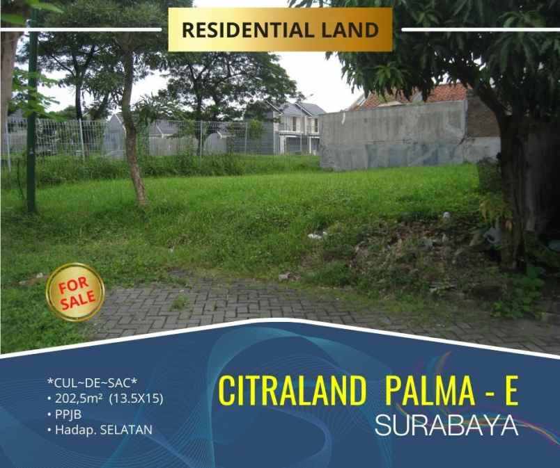 tanah jl bukit palma babat