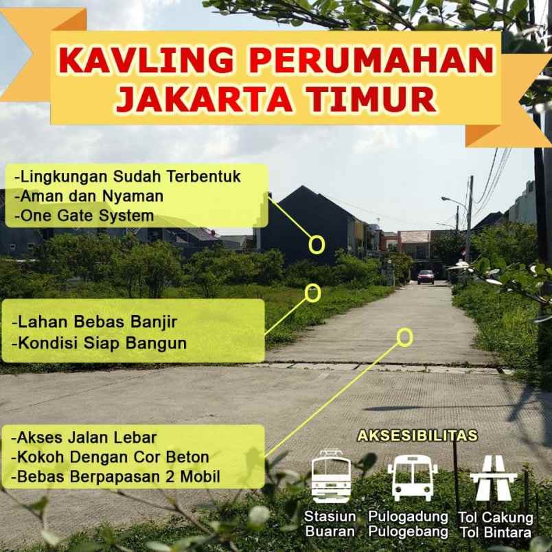 tanah jl gn tambora jatinegara