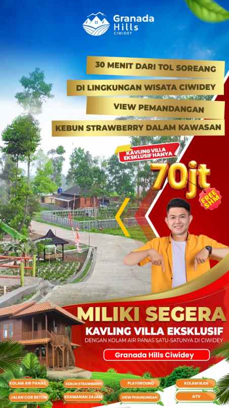Tanah Kavling Shm Ciwidey Bandung Selatan