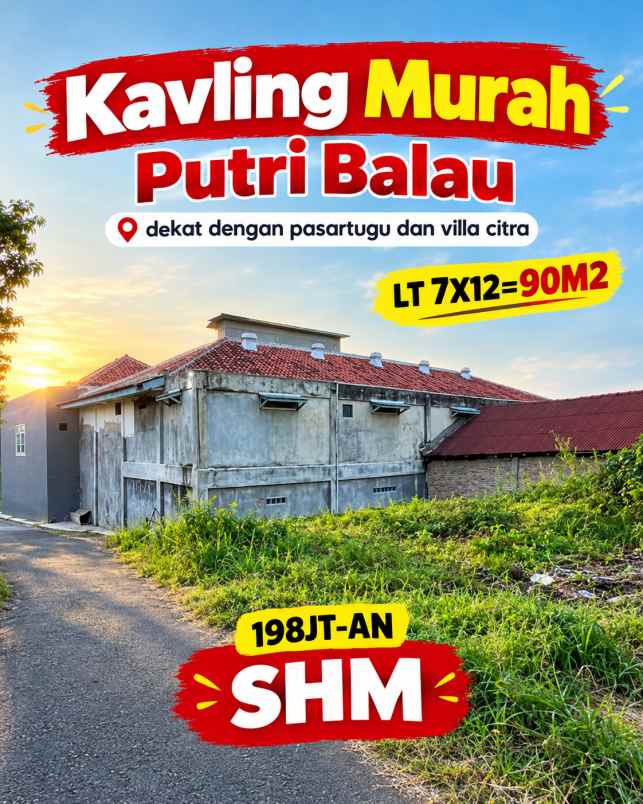 tanah kedamaian strategis dan luas