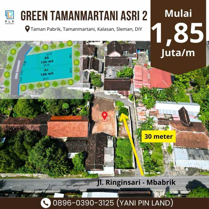 tanah murah di sleman timur dekat candi prambanan