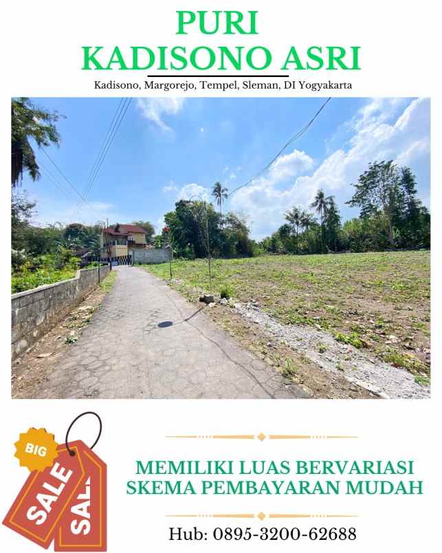 tanah murah di sleman utara 180 jutaan