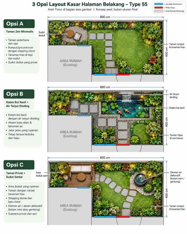 type 55 120 jamrud residence ungaran timur