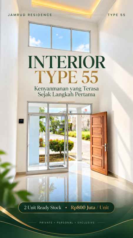 type 55 120 jamrud residence ungaran timur