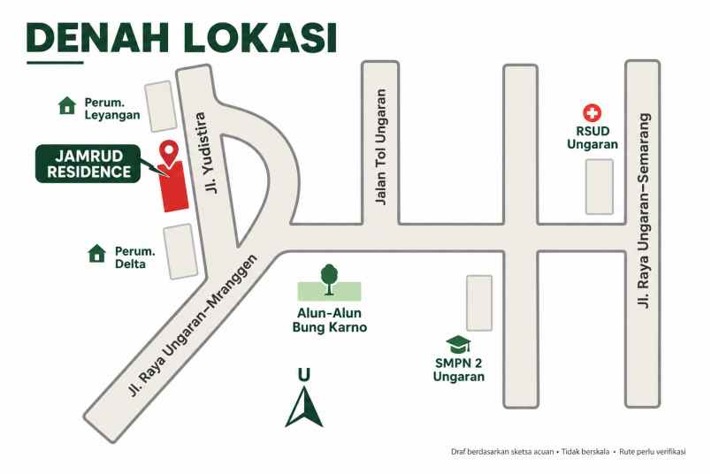 type 55 120 jamrud residence ungaran timur