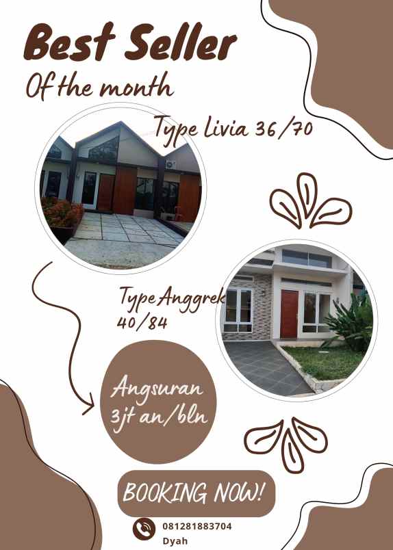 3 jutaan aja per bulan sudah siap huni