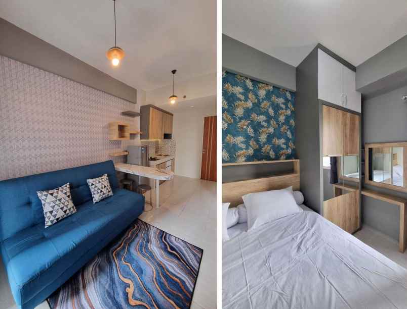 apartemen puncak dharmahusada tipe 2br lantai