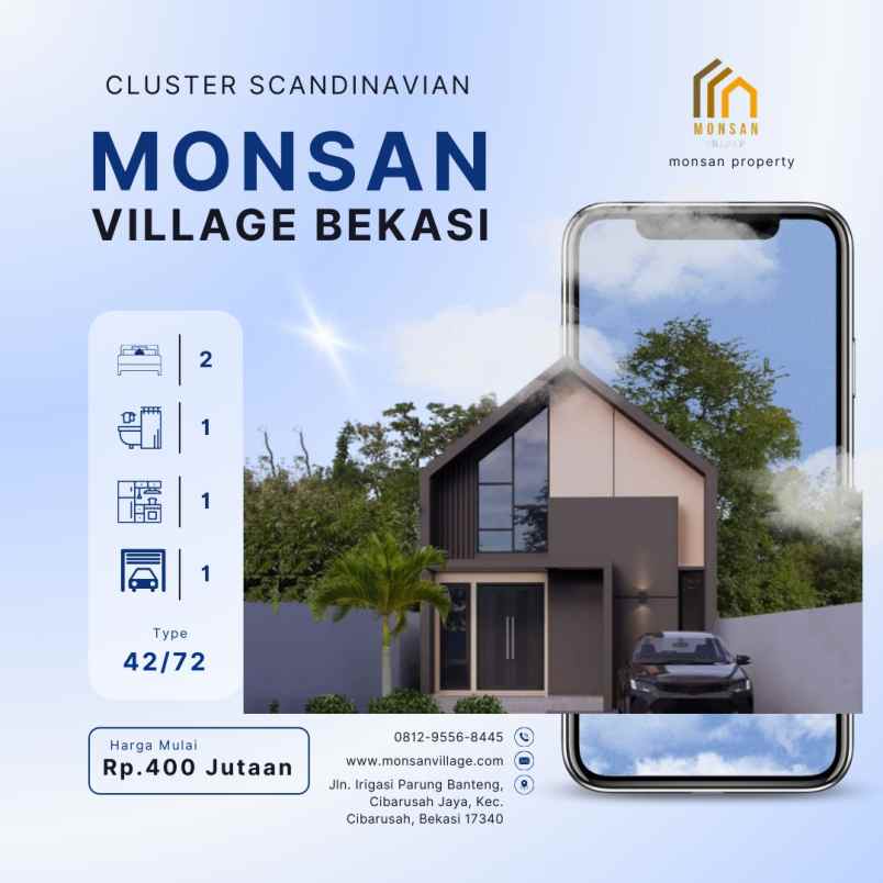 cluster monsan village cibarusah