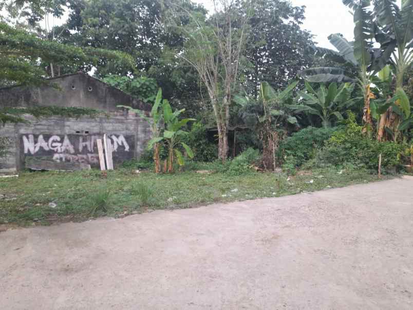 di tanah bangunan lokasi pinggir setu cikaret