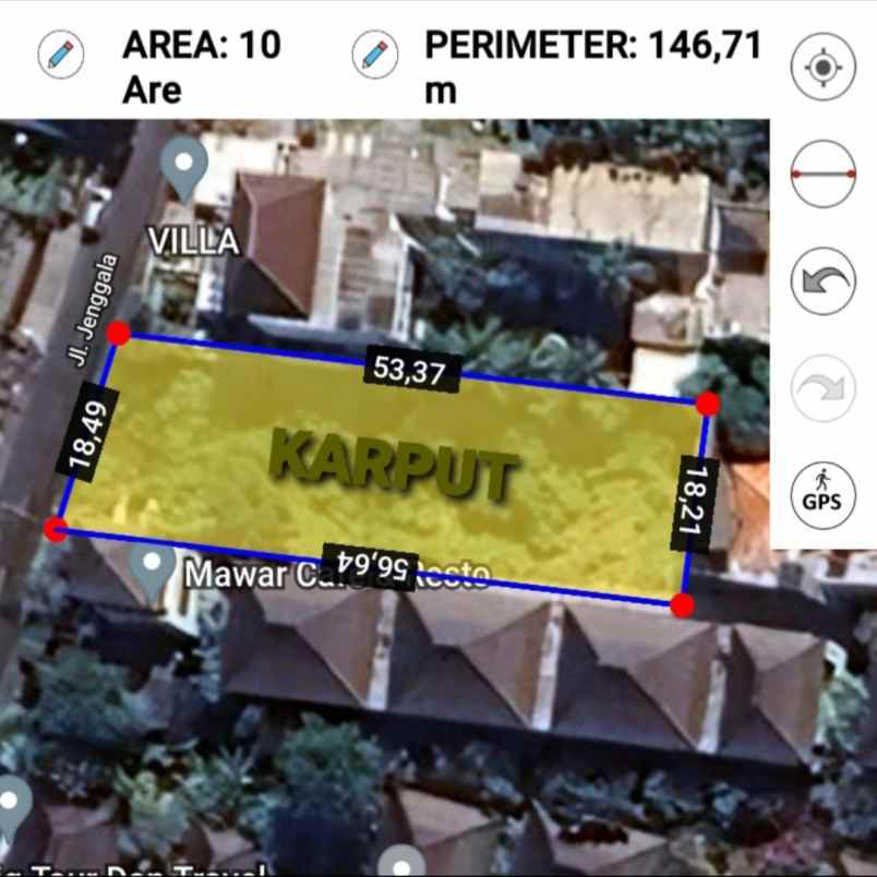 dijual 10 are jl wana segara pantai jerman tuban kuta