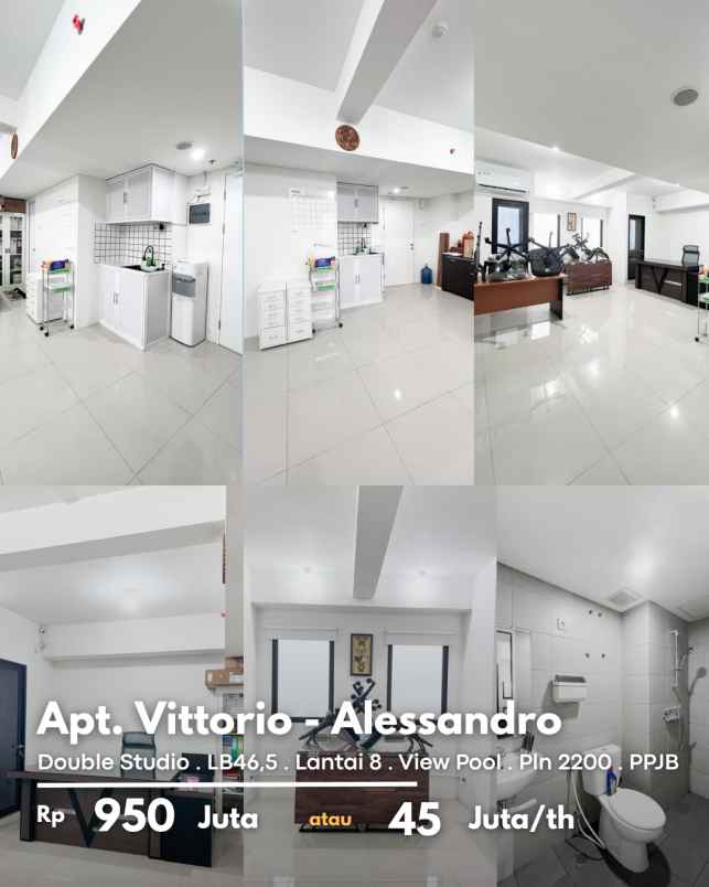 dijual apartemen apartemen vittorio