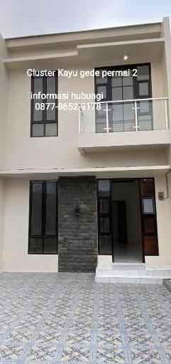 dijual cluster kayu gede permai 2 termurah unit ready