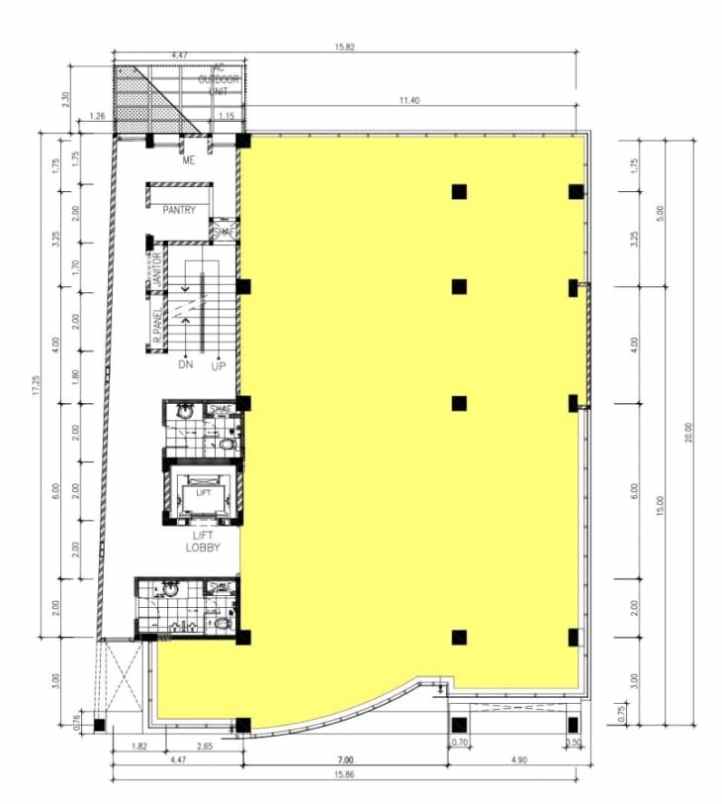 dijual gedung kantor 4 lantai di tebet jakarta selatan