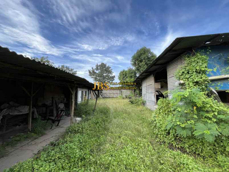 dijual gudang di daerah mabar jalan suasa tengah metal