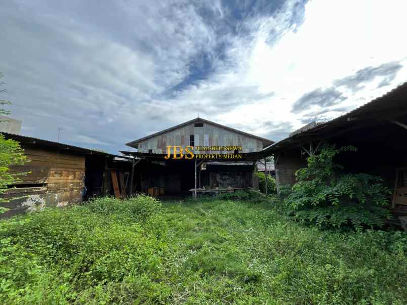 dijual gudang di daerah mabar jalan suasa tengah metal